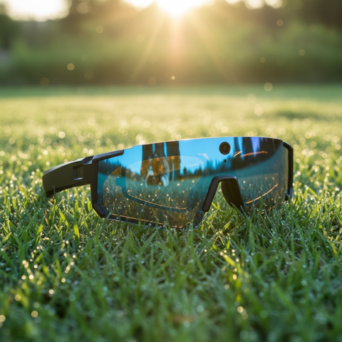 Reflective VIZER VISION SPRINT  on grass with a blurred background