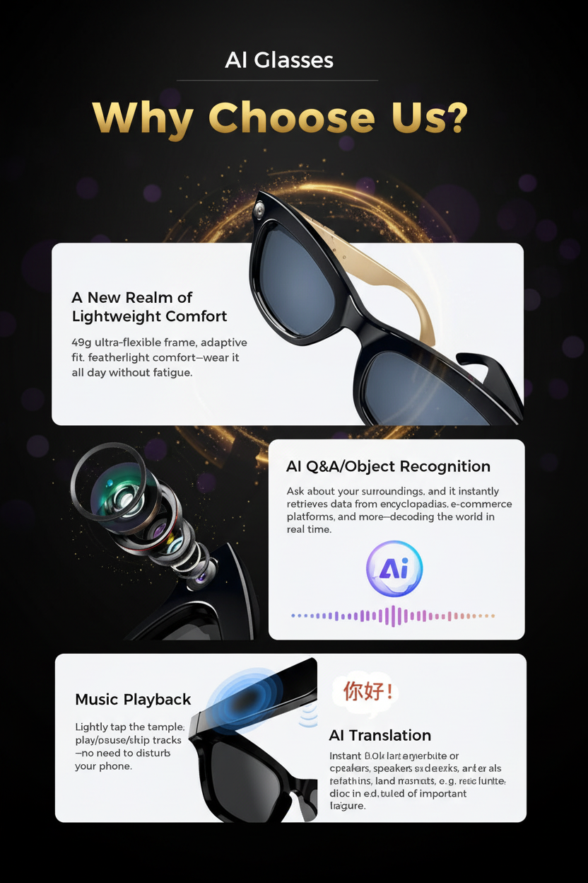 VIZER VISION PRIME features listed on a white background